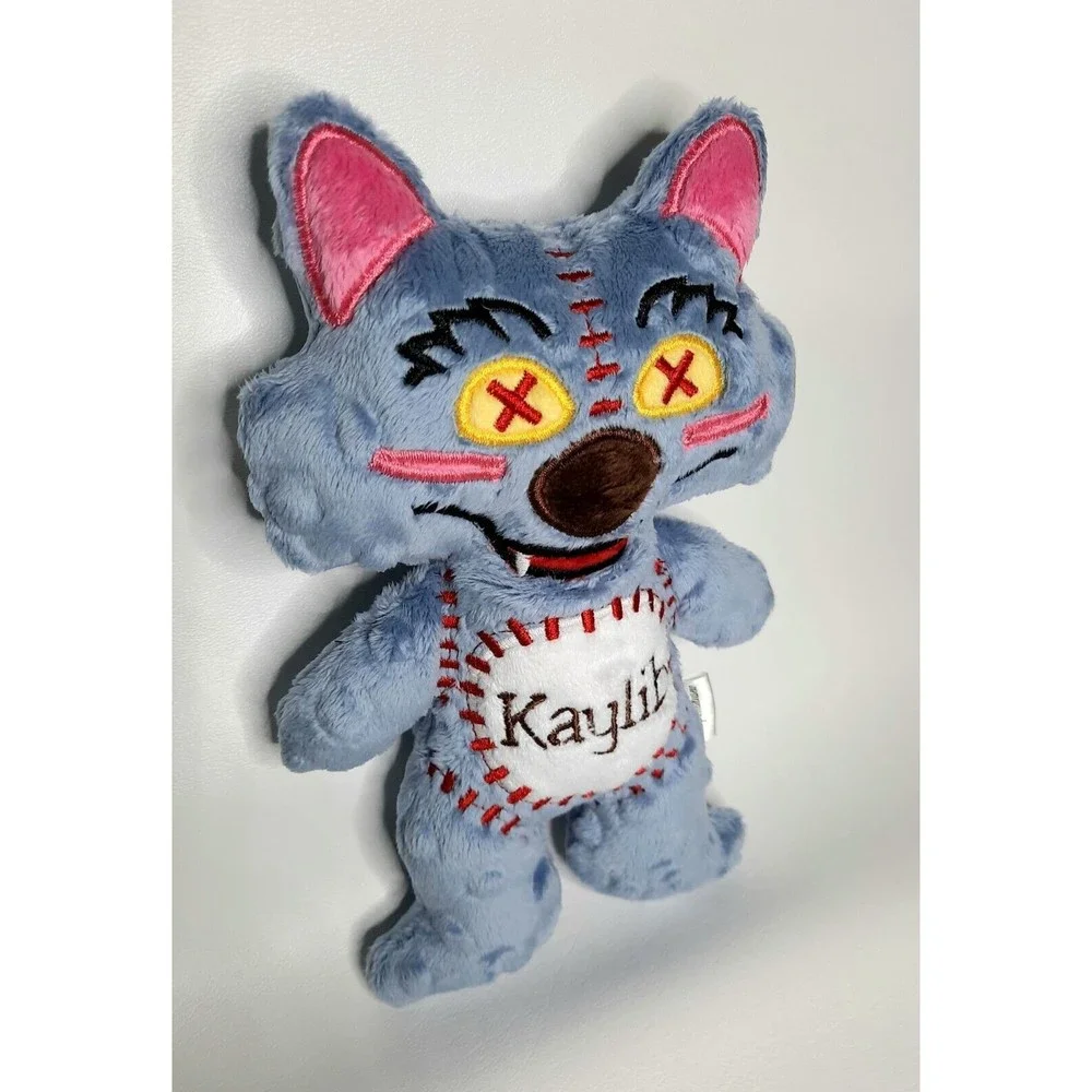 Handmade Cocomelon Wally Wolf Plush Toy 8.5" Tall Personalizable Safe Minky - Picture 4 of 8